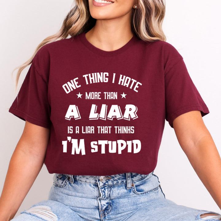 A Liar Is A Liar - Bella canvas