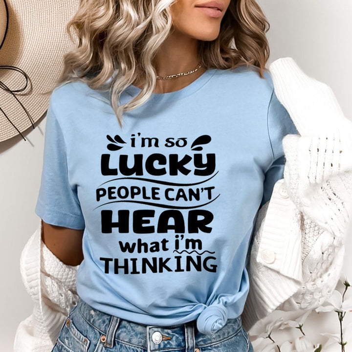 People Can't Hear What I'm Thinking - Bella canvas