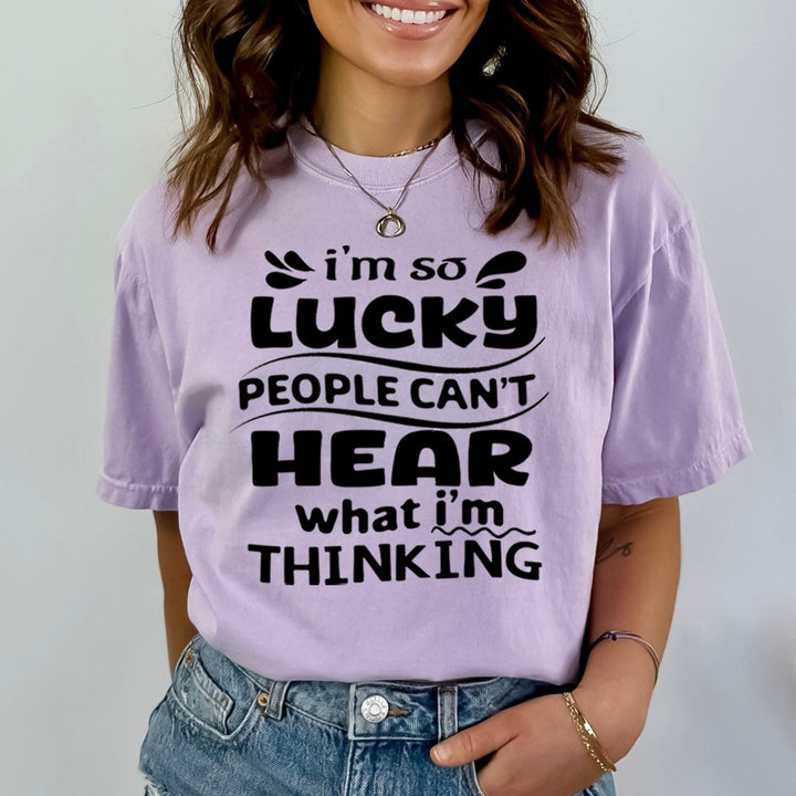 People Can't Hear What I'm Thinking - Bella canvas