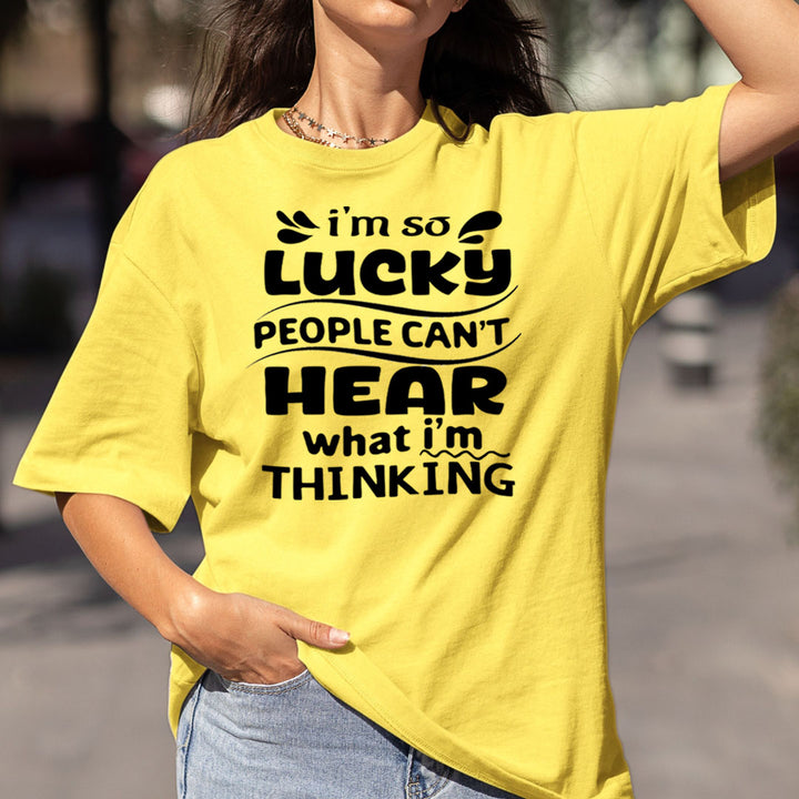 People Can't Hear What I'm Thinking - Bella canvas