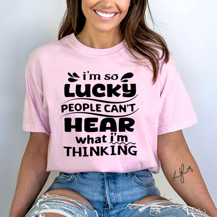 People Can't Hear What I'm Thinking - Bella canvas