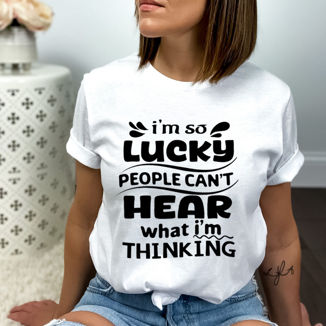 People Can't Hear What I'm Thinking - Bella canvas