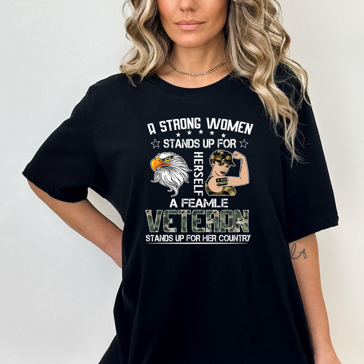 A Female Veteran - Bella canvas