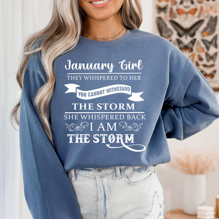 January Girl ( I Am The Storm) - Cozy & Soft.