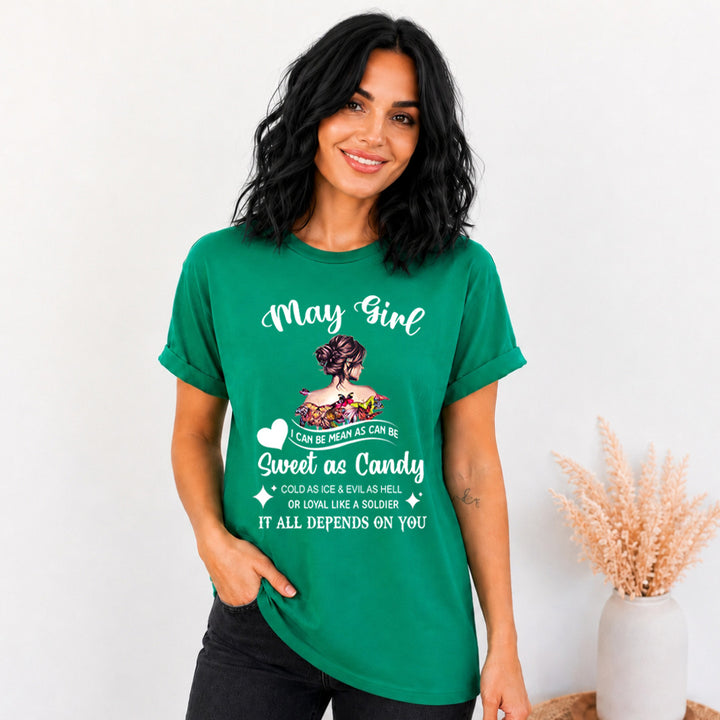 May Girl Sweet As Candy - Bella Canvas