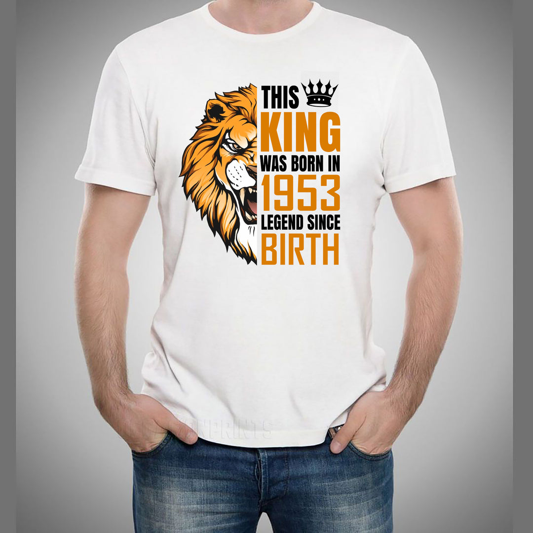 "The King Was Born" (Choose your Year 1951 to 1960) Men's Tee