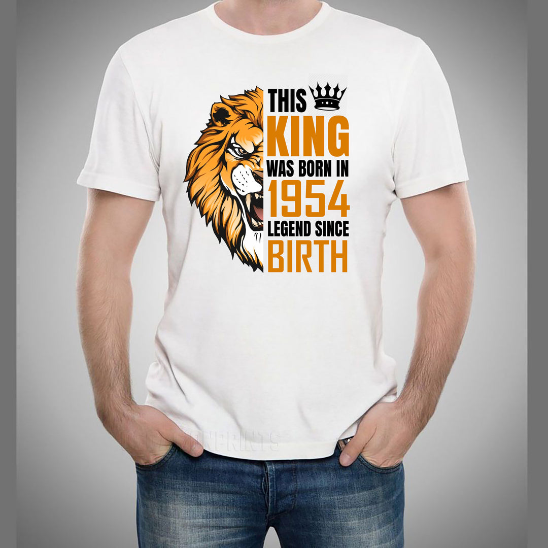 "The King Was Born" (Choose your Year 1951 to 1960) Men's Tee