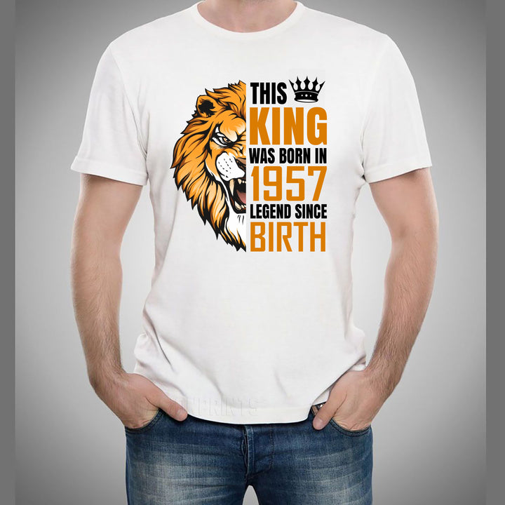 "The King Was Born" (Choose your Year 1951 to 1960) Men's Tee