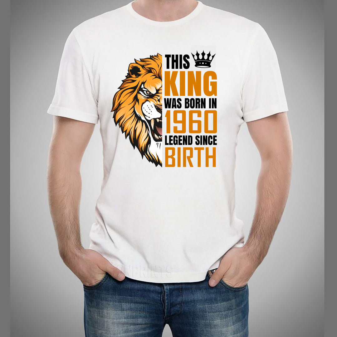 "The King Was Born" (Choose your Year 1951 to 1960) Men's Tee