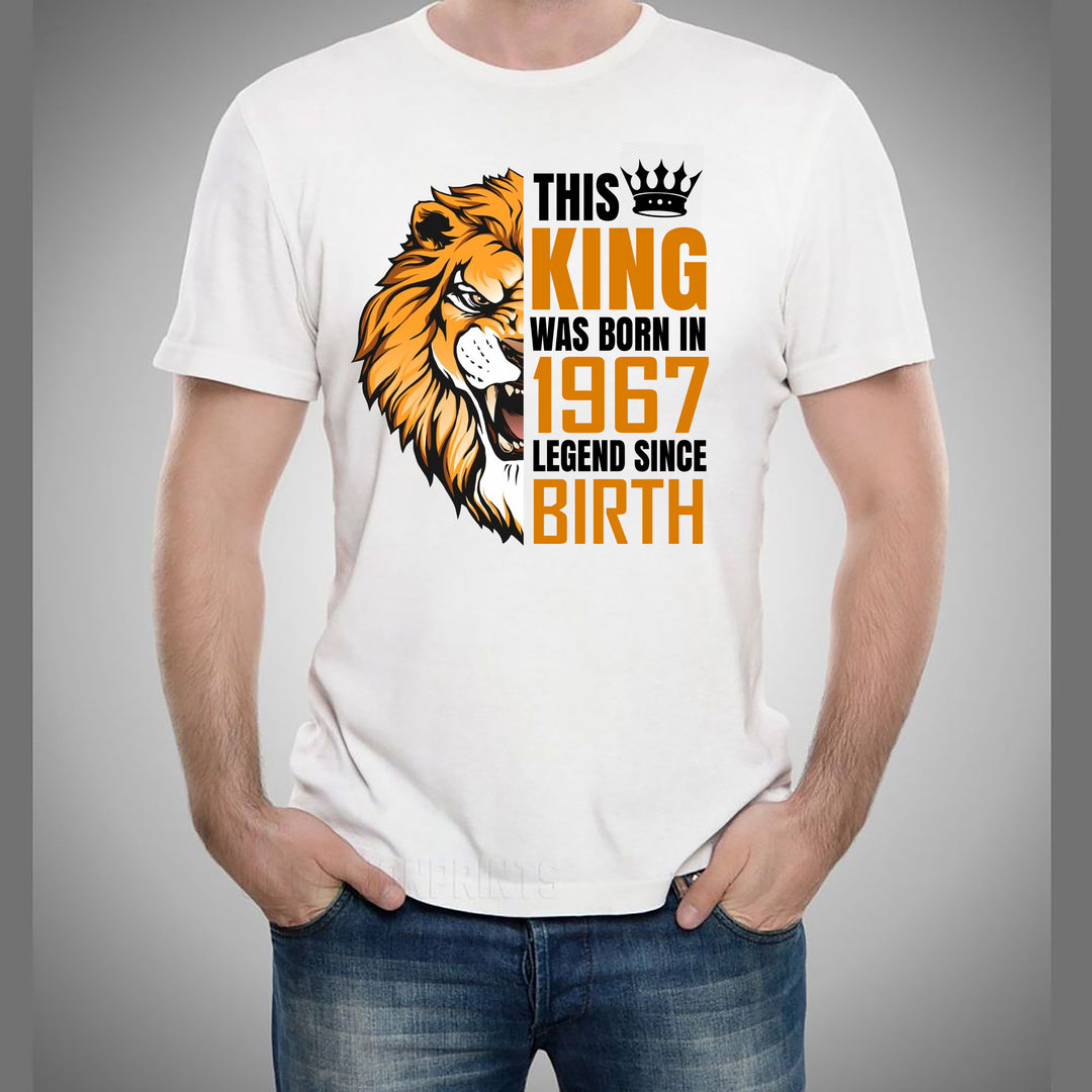 "The King Was Born" (Choose your Year 1961 to 1970) Men's Tee