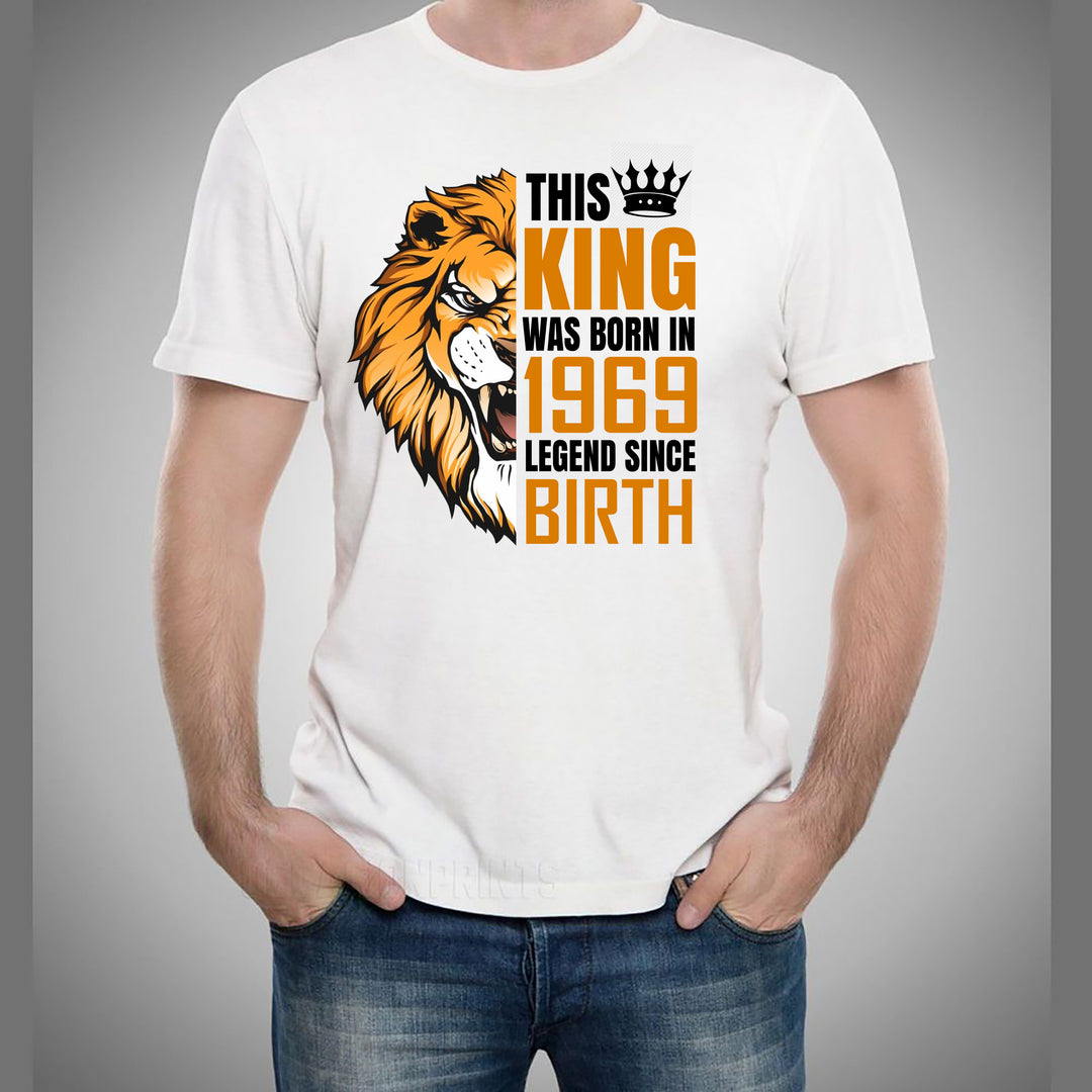 "The King Was Born" (Choose your Year 1961 to 1970) Men's Tee