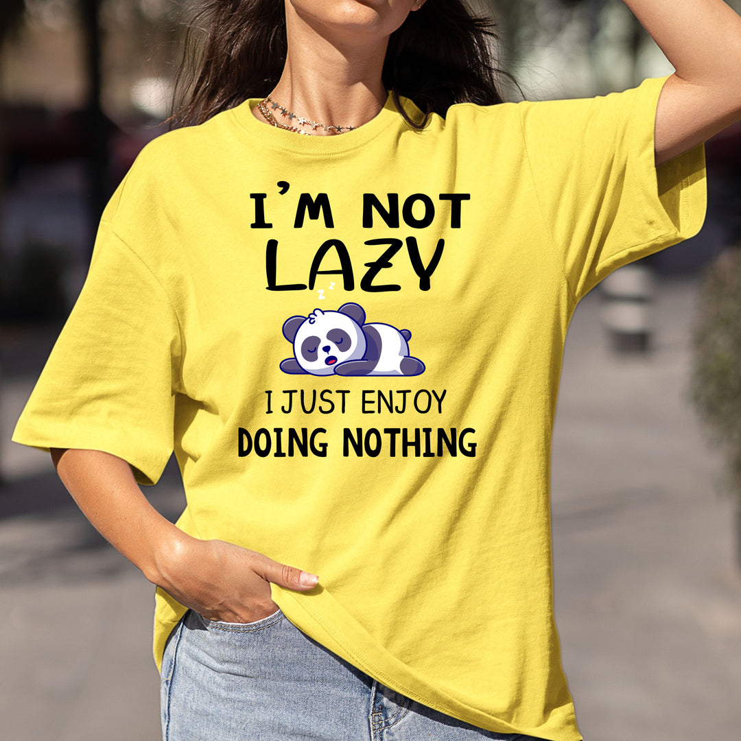 I Just Enjoy Doing Nothing - Bella canvas