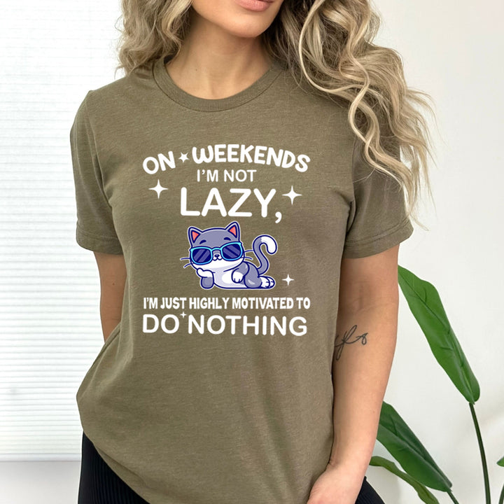 Highly Motivated To Do Nothing - Bella Canvas