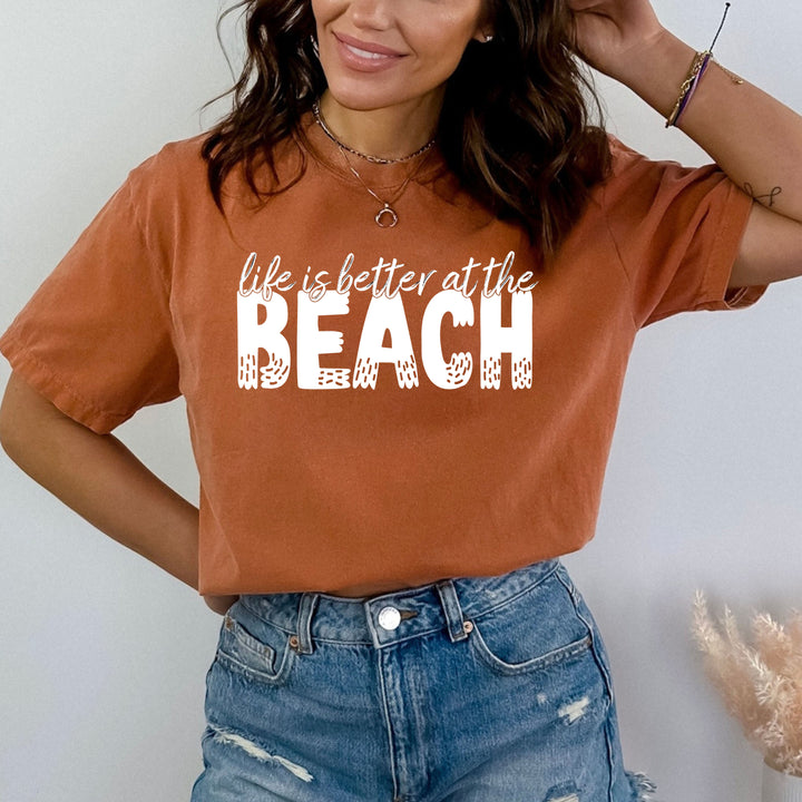 Life Is Better At The Beach - Bella canvas