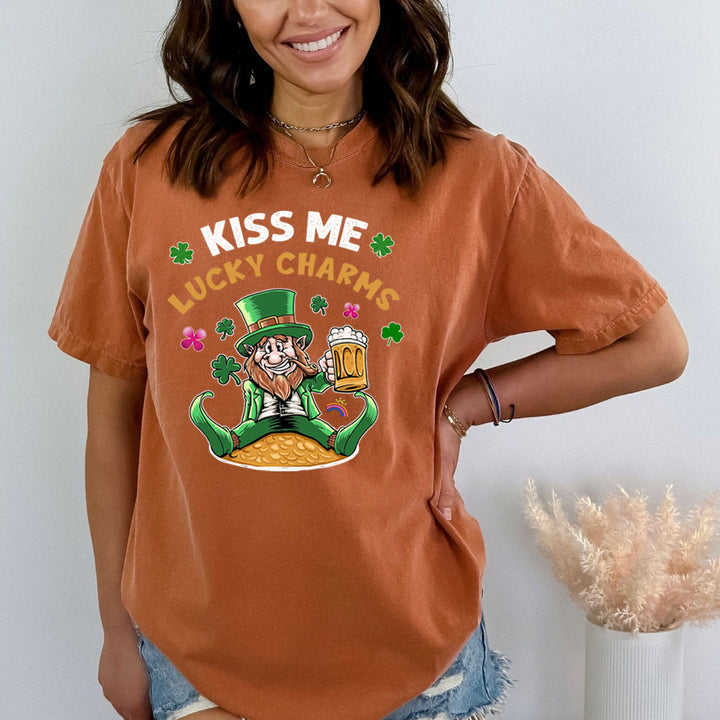 Kiss Me Lucky Charms - Bella canvas
