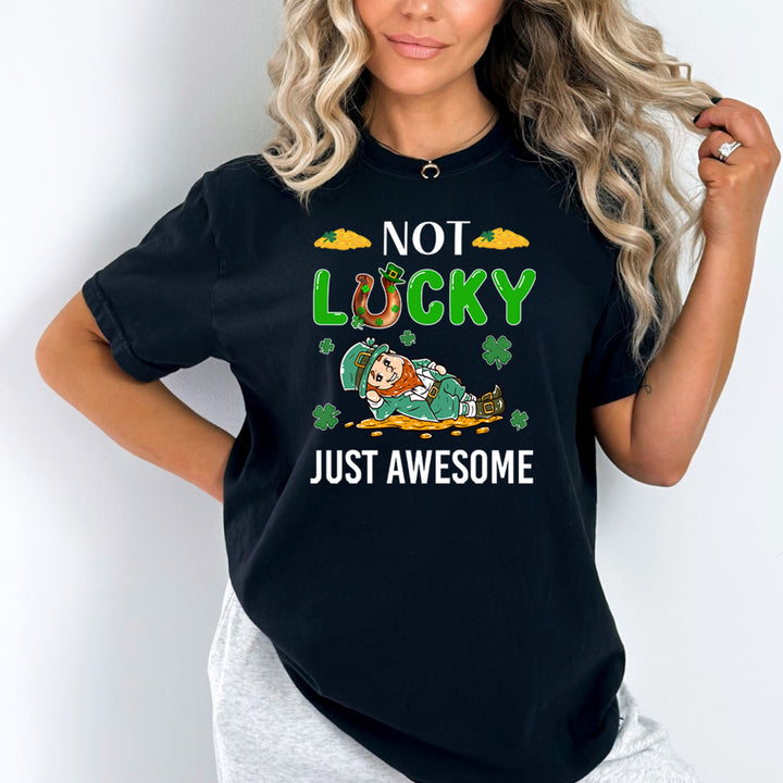 Not Lucky Just Awesome - Bella canvas