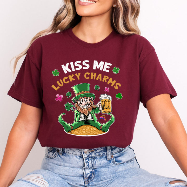 Kiss Me Lucky Charms - Bella canvas
