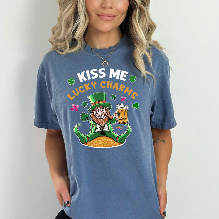 Kiss Me Lucky Charms - Bella canvas