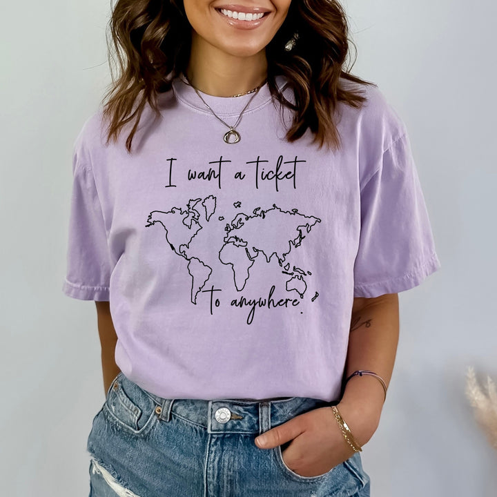 I Want A Ticket To Anywhere  - Bella Canvas