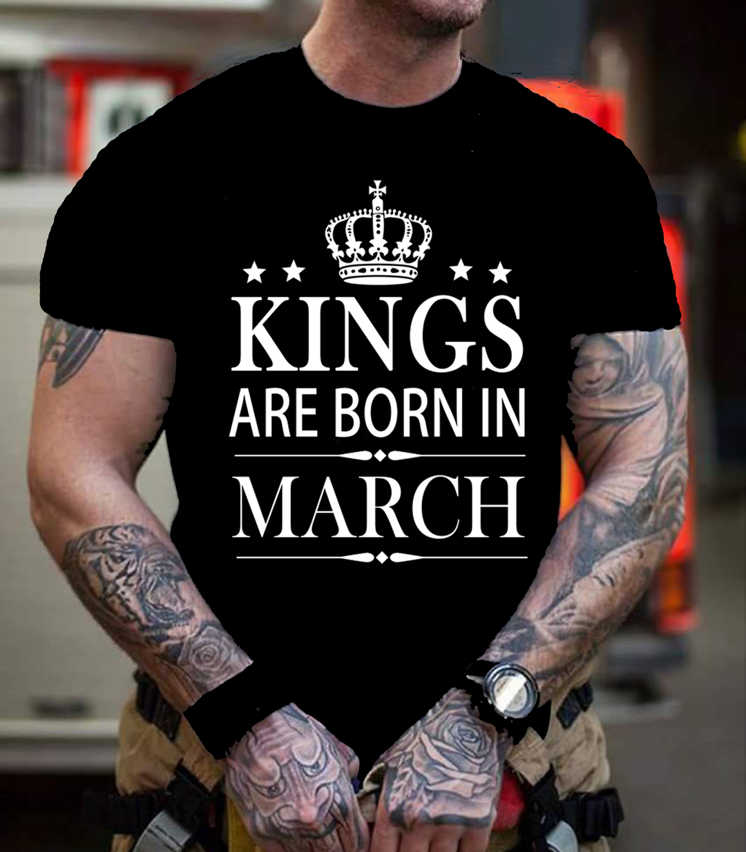 King Are Born In March - Men's Tee