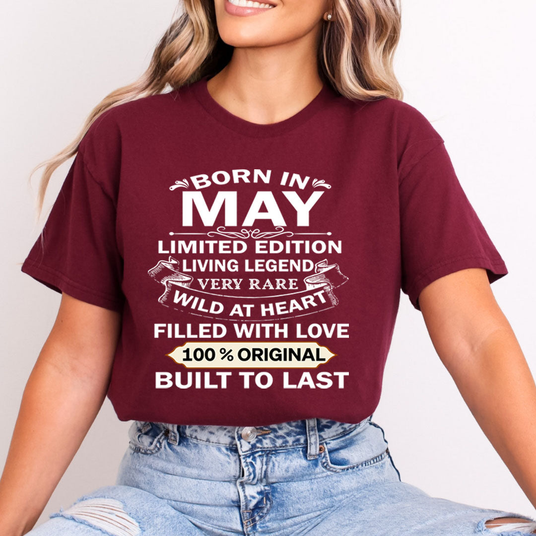 Born In May Limited Edition Living Legend - Bella Canvas