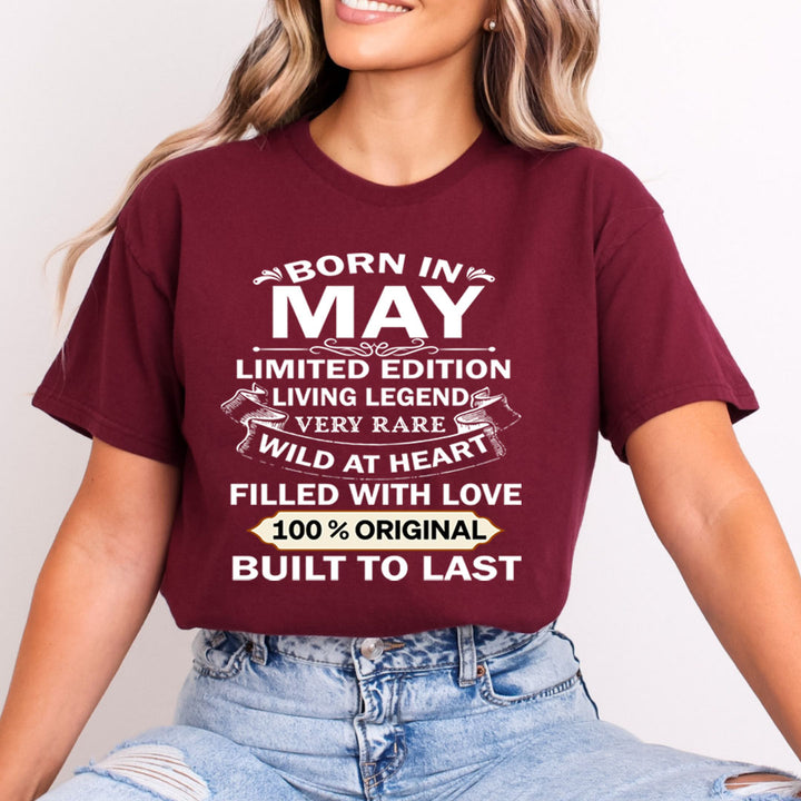 Born In May Limited Edition Living Legend - Bella Canvas