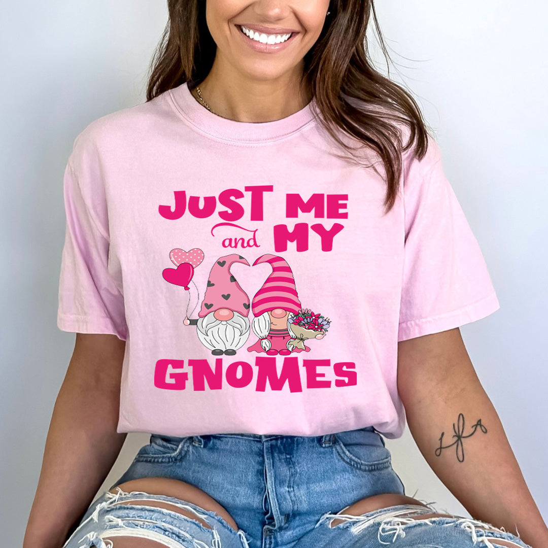 Just Me And My Gnomes - Bella canvas