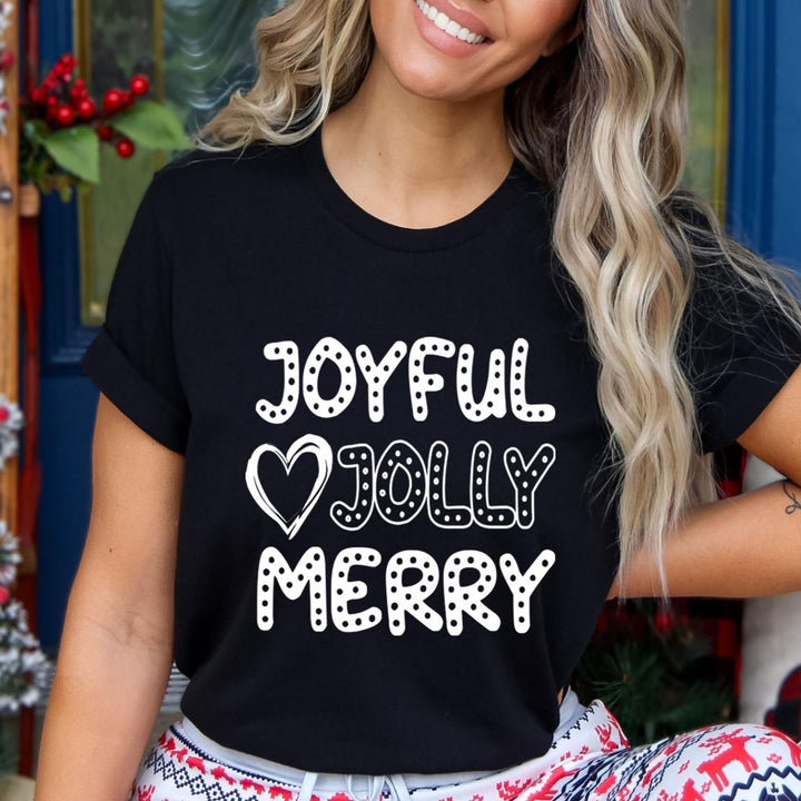 Joyful Jolly Merry - Bella canvas