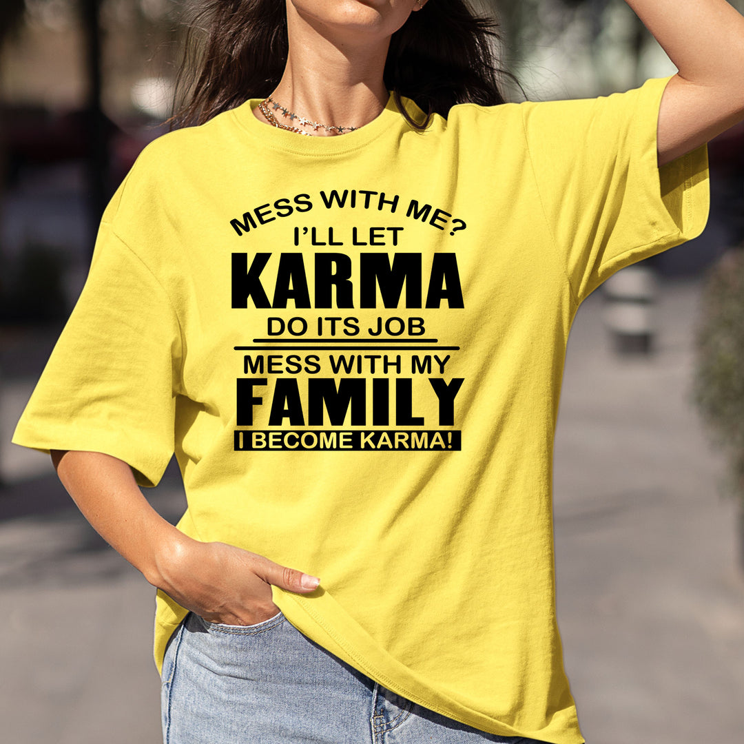 Let's Karma Do It's Job - Bella canvas