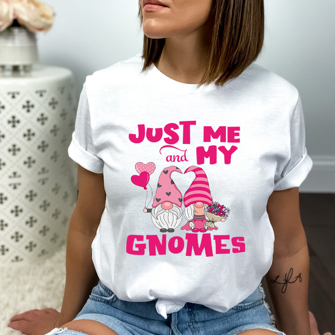 Just Me And My Gnomes - Bella canvas