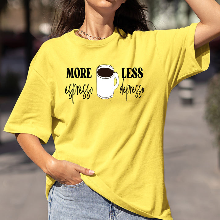 More Espresso Less Depresso - Bella canvas
