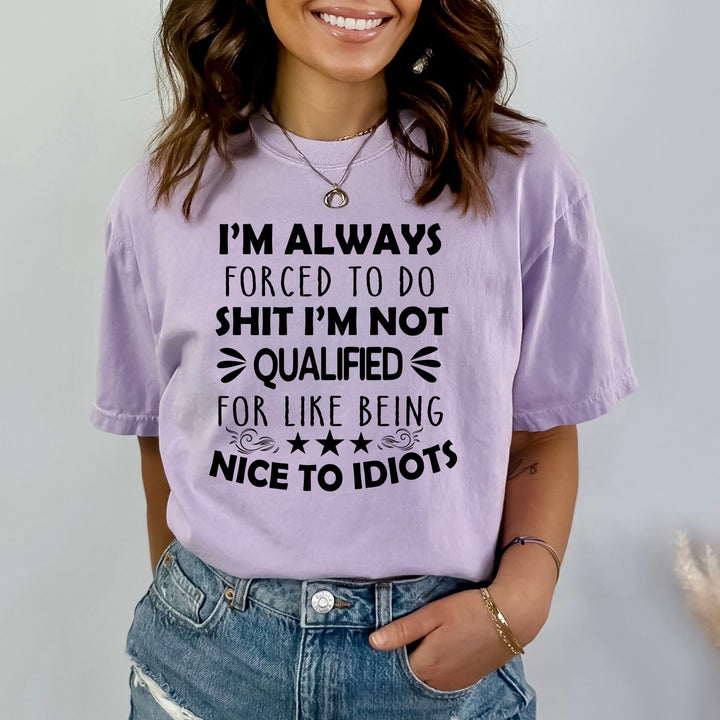 Nice To Idiots - Bella canvas