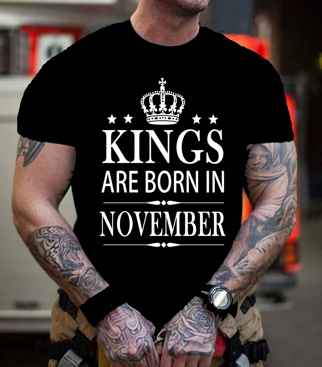 King Are Born In November - Men's Tee
