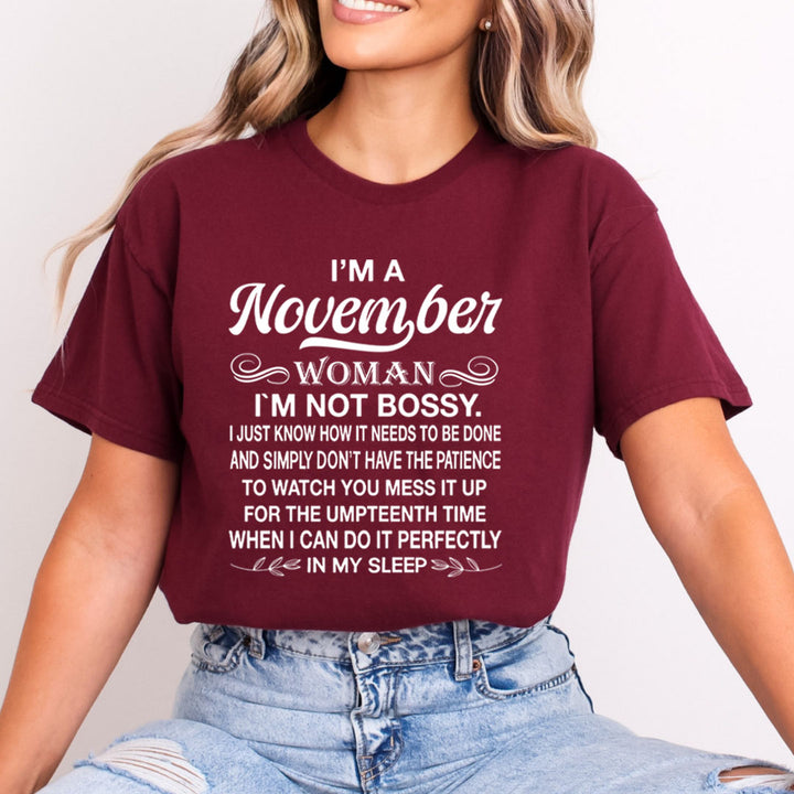 November Girl (I Can Do It Perfectly) - Bella Canvas