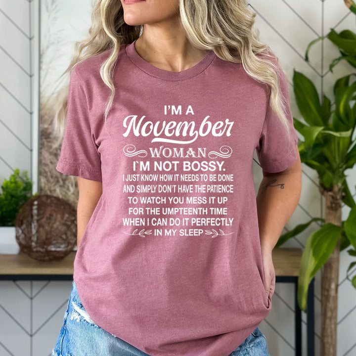 November Girl (I Can Do It Perfectly) - Bella Canvas