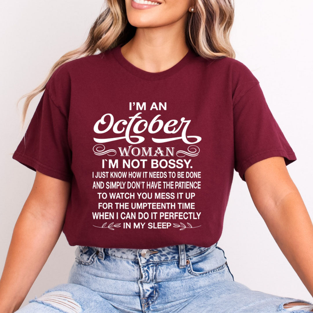 October Girl (I Can Do It Perfectly) - Bella Canvas