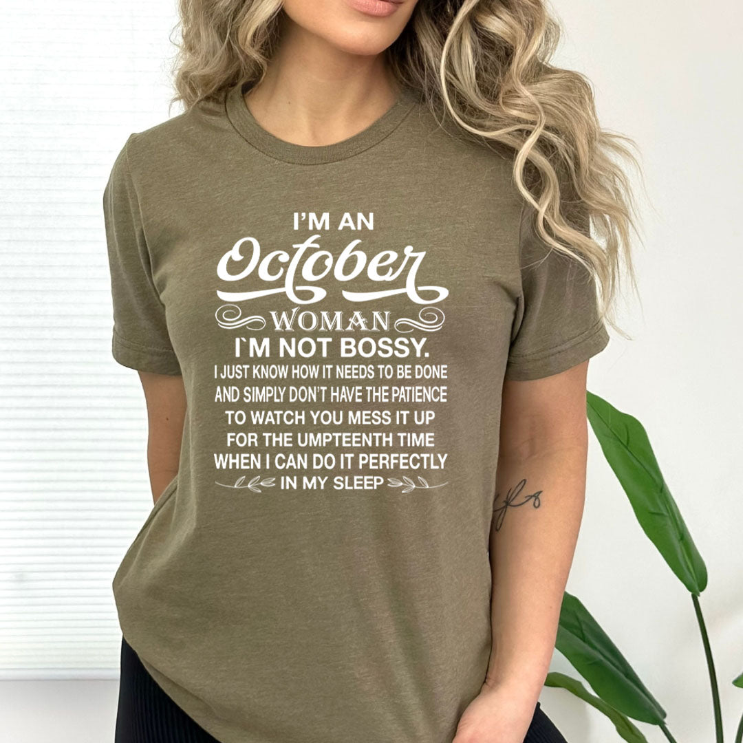 October Girl (I Can Do It Perfectly) - Bella Canvas