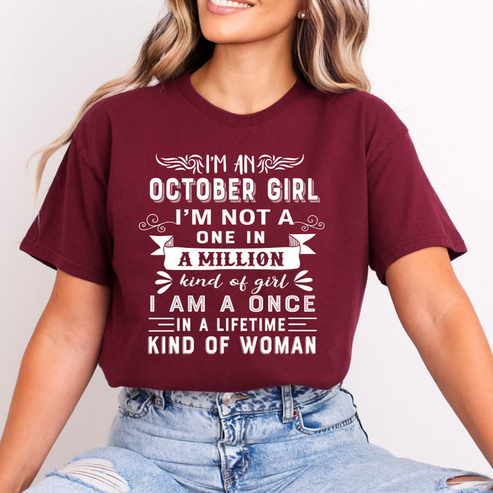 I'm October  Girl ( Once In A Lifetime) - Bella Canvas