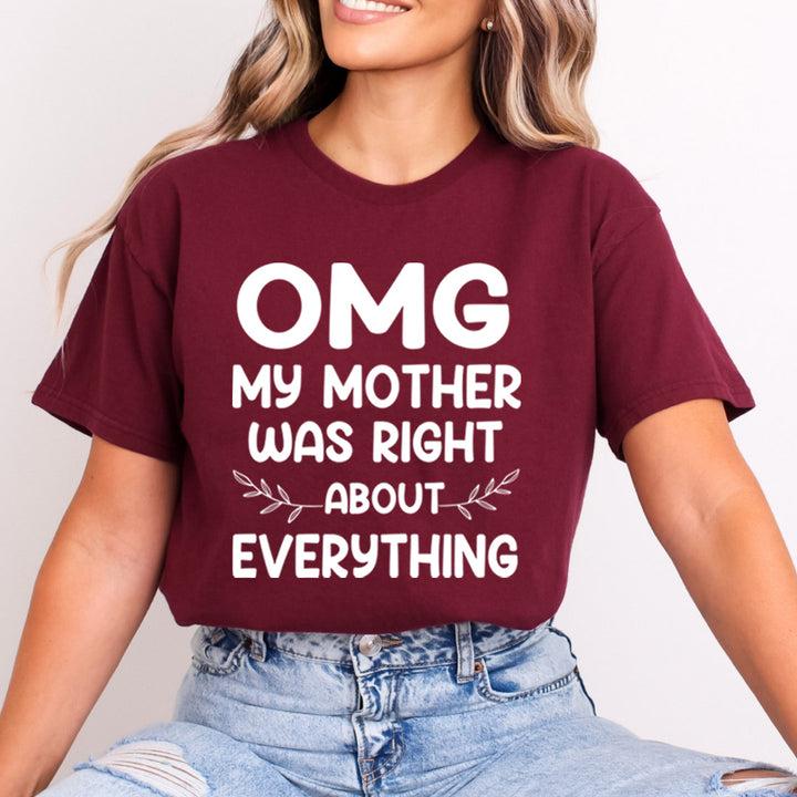 My Mother Was Right - Bella canvas