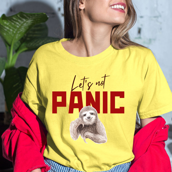 Let's Not Panic - Bella Canvas