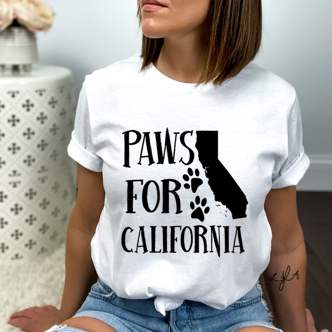 Paws for California - Bella canvas