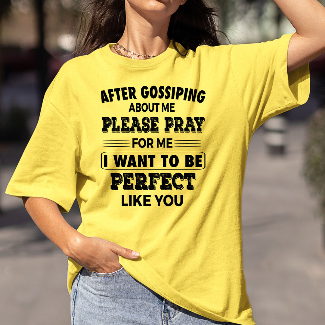 I Want To Be Perfect - Bella Canvas