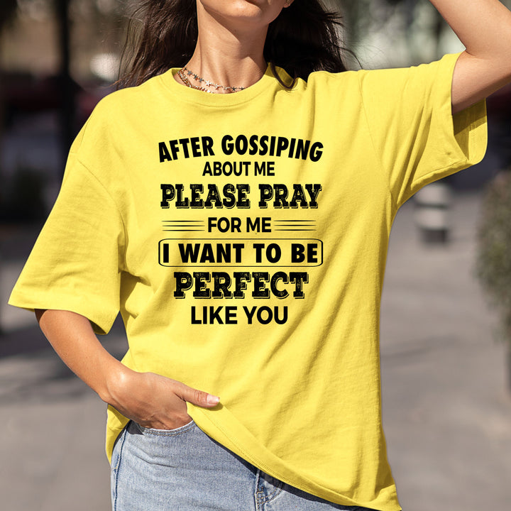 I Want To Be Perfect - Bella Canvas