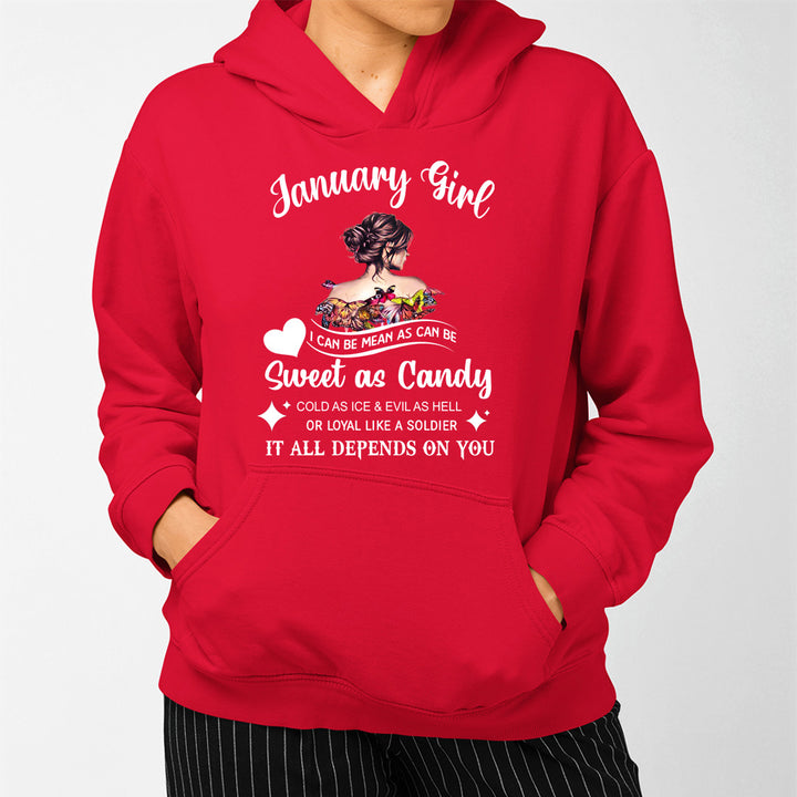 January Girl Sweet As Candy - Cozy & Soft.