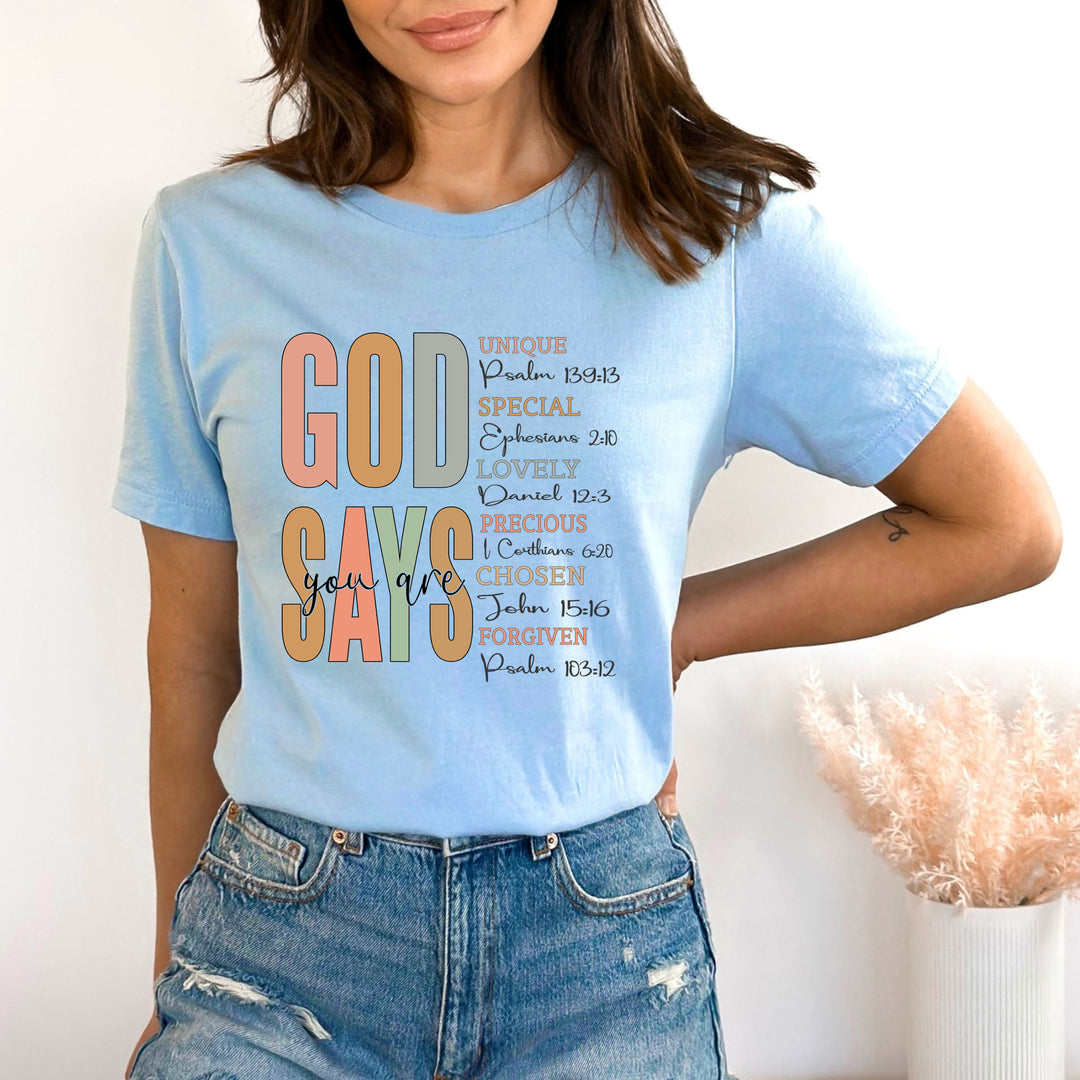 God Say You Are Unique - Bella canvas