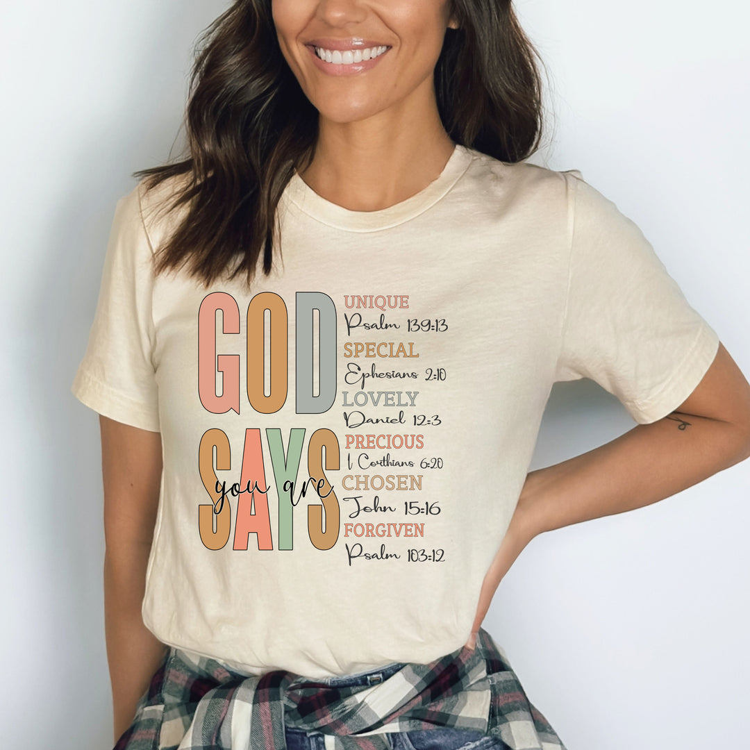 God Say You Are Unique - Bella canvas