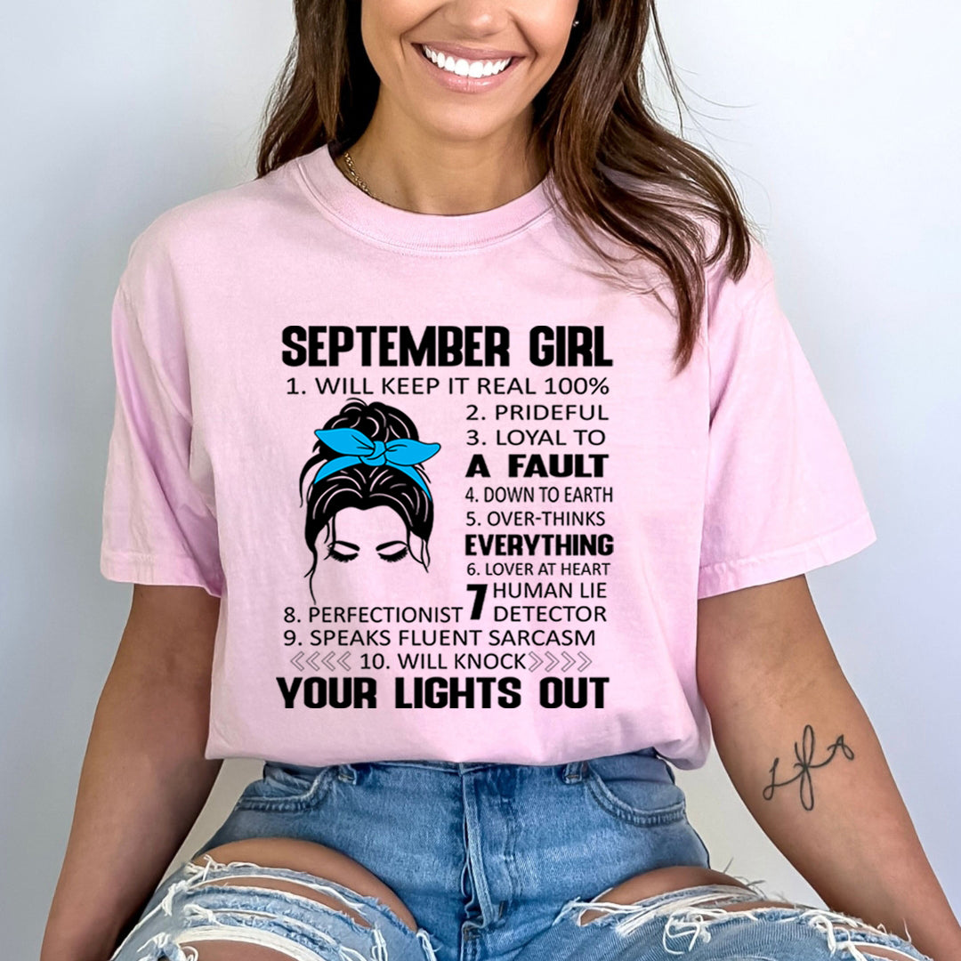 September Girl (Speaks Fluent Sarcasm) - Bella Canvas