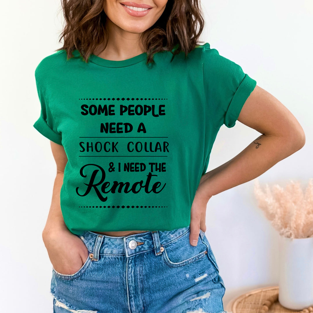 "SOME PEOPLE NEED A SHOCK COLLAR"