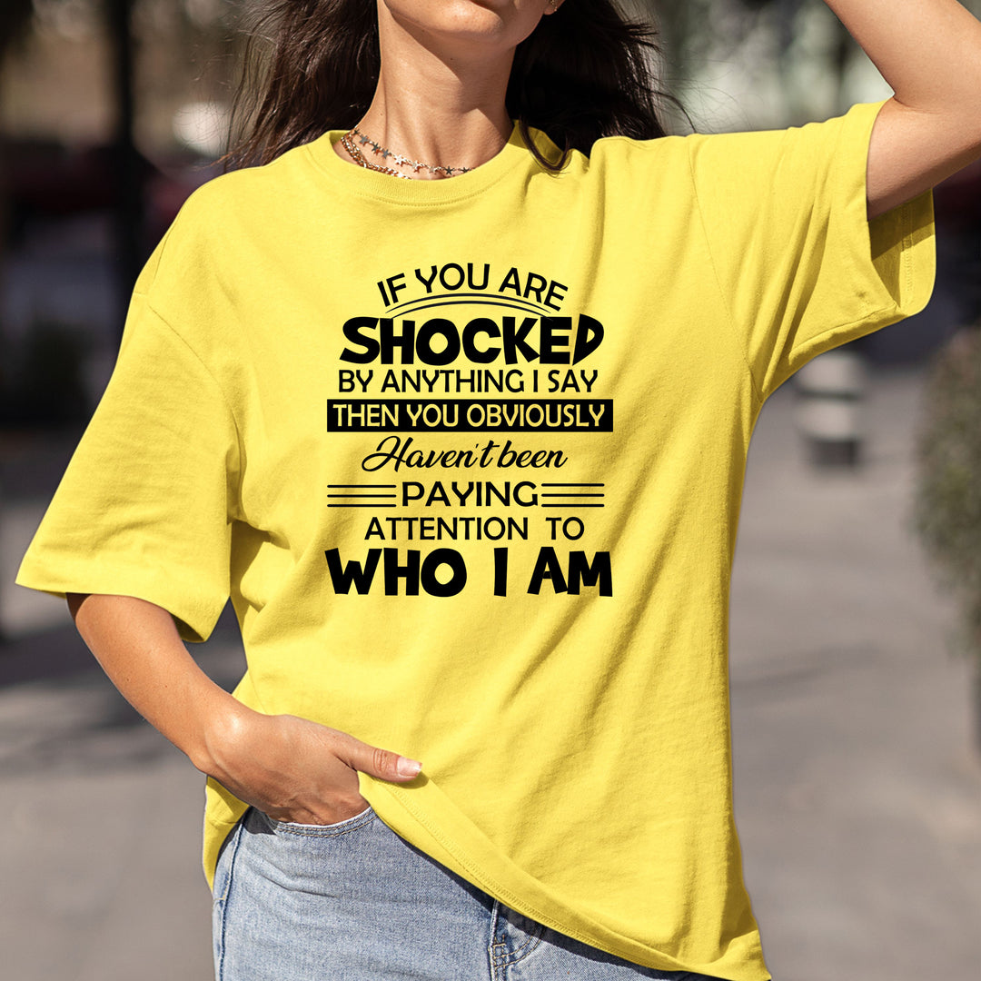 Paying Attention To Who I Am - Bella canvas