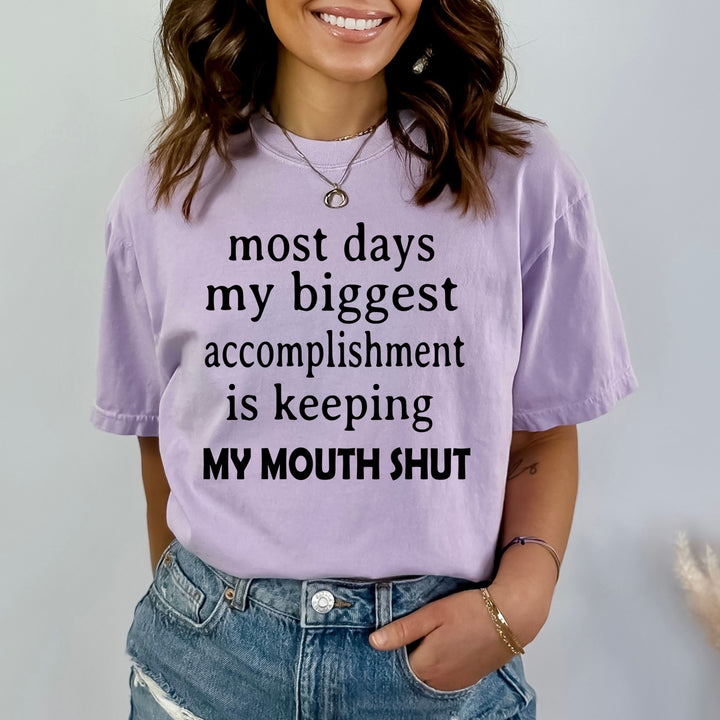 Keeping My Mouth Shut - Bella Canvas